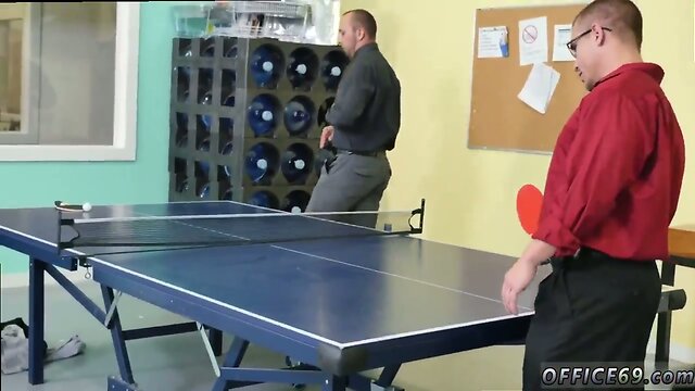 3some Naked Ping Pong: Straight Hairy Guys & Black