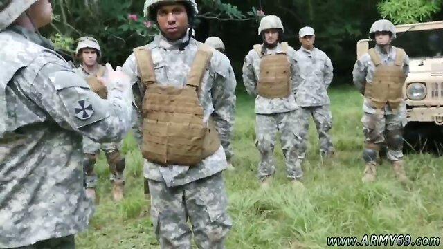 Jungle Pound Fest: Big Cocks from the Army Gather in