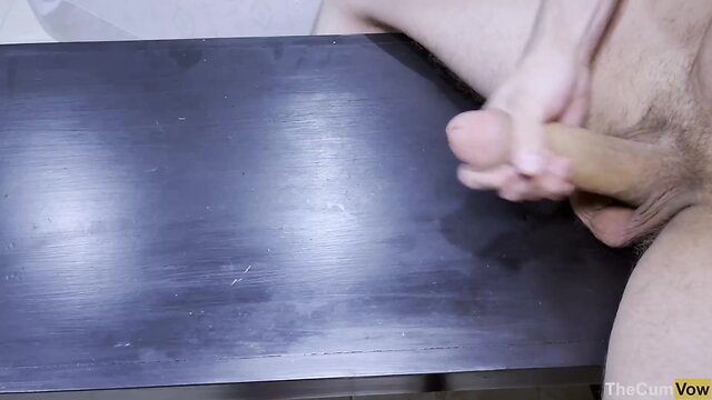 Edging & imploding: intense climax and considerable cum